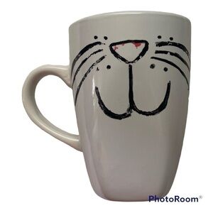 ROYALS Norfolk cat face coffee mug